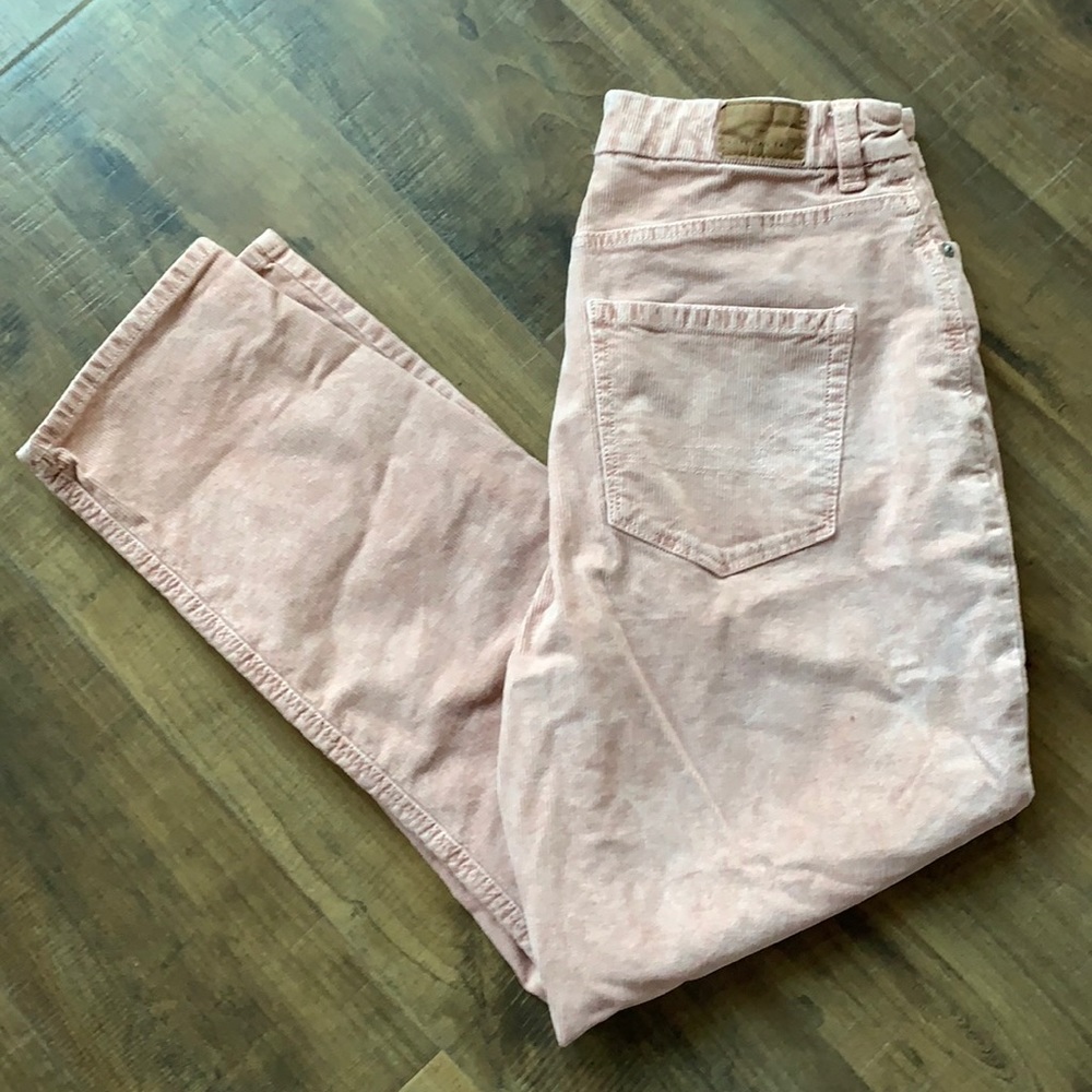 American Eagle pink corduroy pants